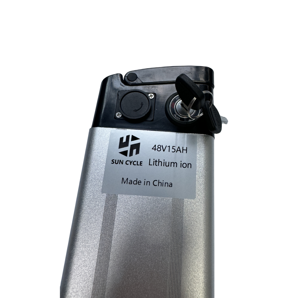 48V15AH LI-ION BOTTOM DISCHARGE BATTERY (WITH CASE AND 3A CHARGER
