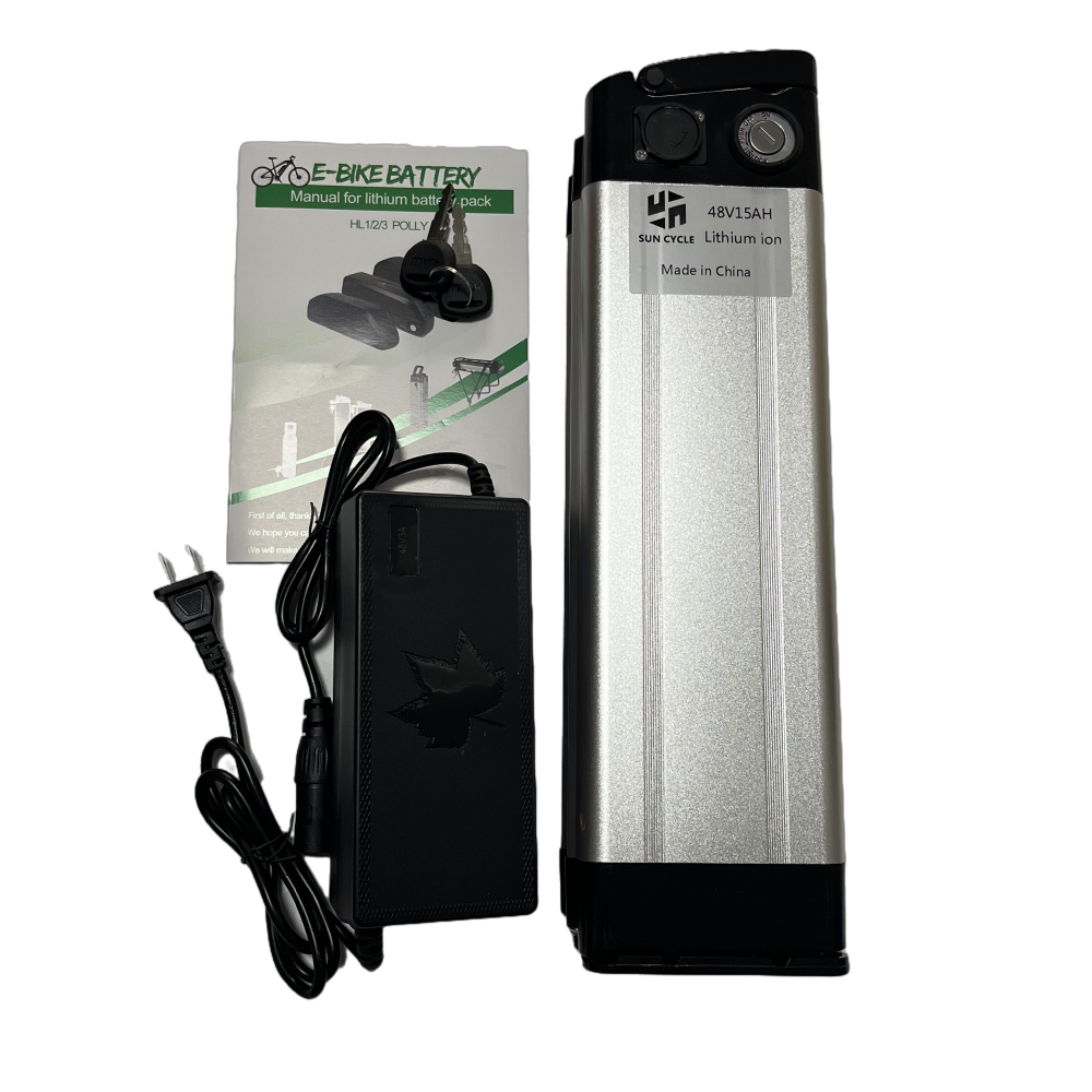 48V15AH LI-ION 18650 BATTERY (WITH CASE AND 3A CHARGER) - Sun