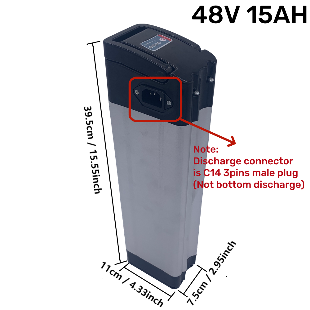 48V15AH LI-ION 18650 BATTERY (WITH CASE AND 3A CHARGER) - Sun